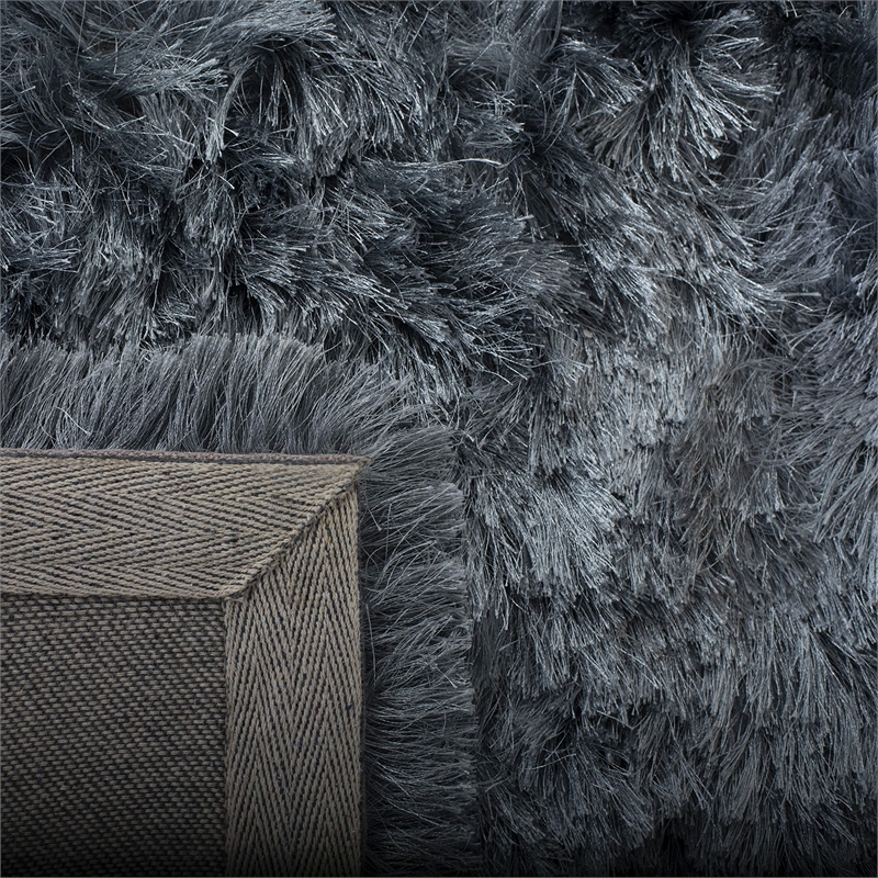Safavieh Ocean 5' x 8' Hand Tufted Shag Rug in Slate