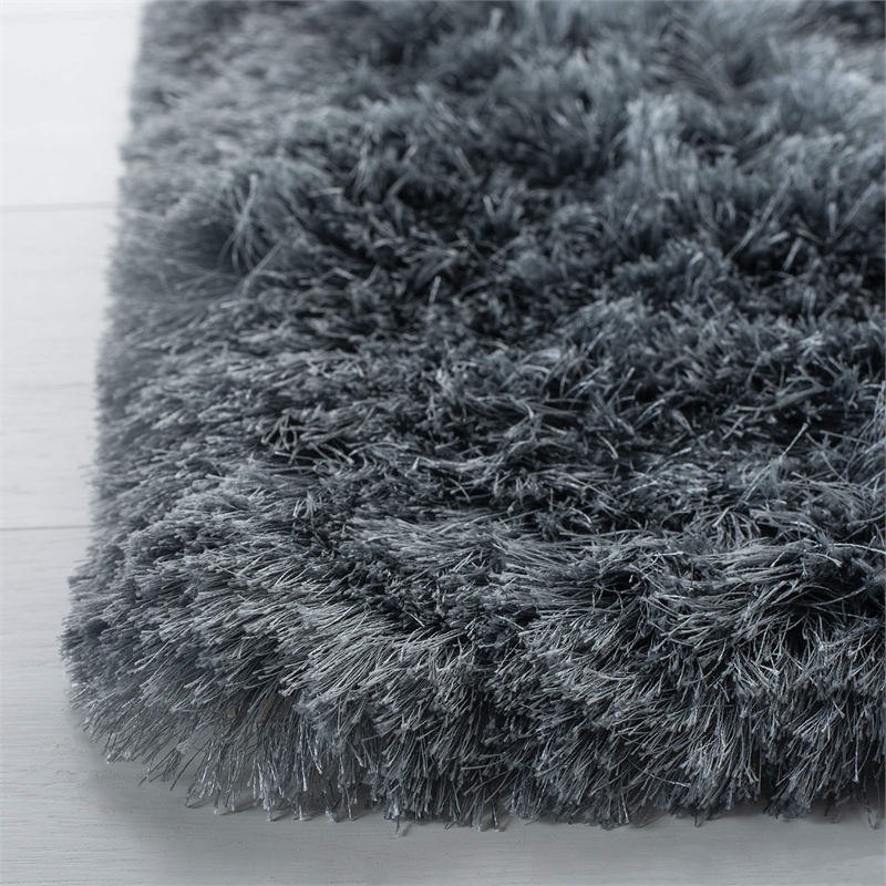 Safavieh Ocean 5' x 8' Hand Tufted Shag Rug in Slate