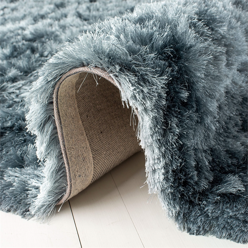 Safavieh Ocean 5' x 8' Hand Tufted Shag Rug in Slate