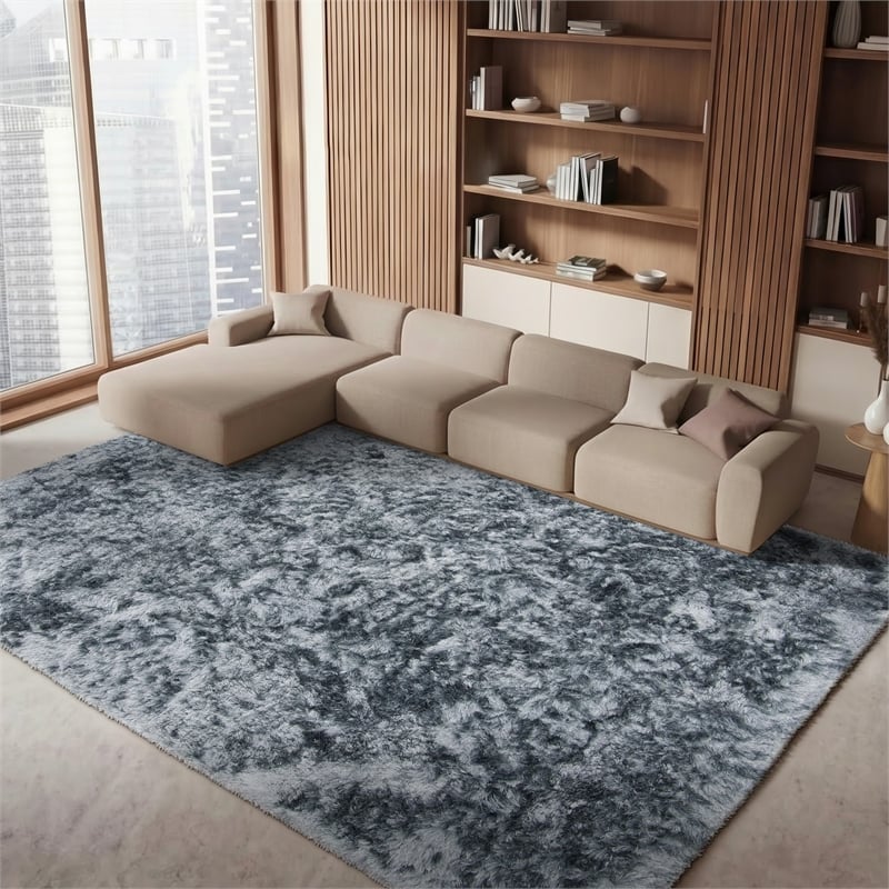 Safavieh Ocean 8' x 10' Hand Tufted Shag Rug in Slate