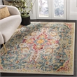 Safavieh Phoenix 4' x 6' Rug in Blue and Pink