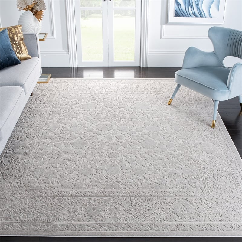 Safavieh Reflection 9' x 12' Rug in Cream and Ivory