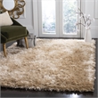 Safavieh Riviera 3' x 5' Hand Tufted Shag Rug in Beige