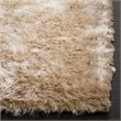 Safavieh Riviera 3' x 5' Hand Tufted Shag Rug in Beige