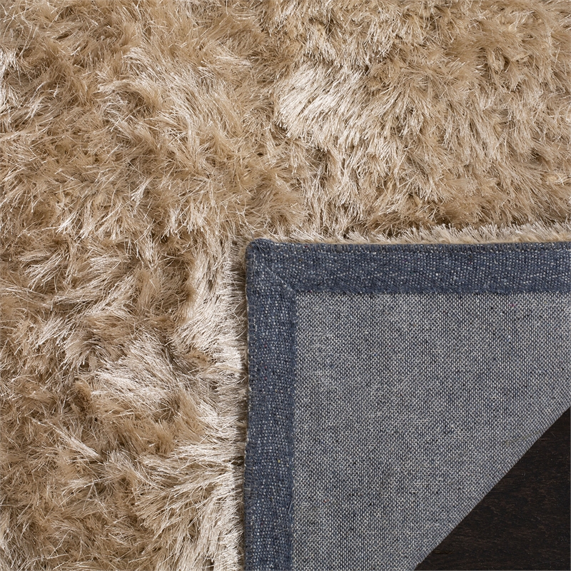 Safavieh Riviera 3' x 5' Hand Tufted Shag Rug in Beige