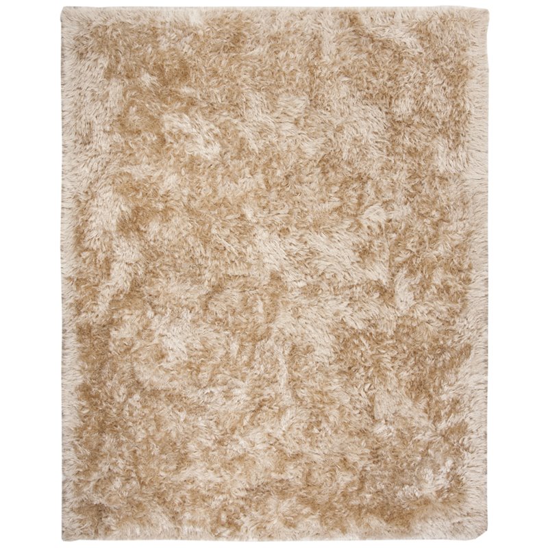 Safavieh Riviera 8' x 10' Hand Tufted Shag Rug in Beige