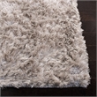 Safavieh Riviera 3' x 5' Hand Tufted Shag Rug in Light Gray