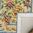 Safavieh Savonnerie 8' x 10' Hand Tufted Wool Rug in Blue and Ivory
