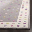 Safavieh 6' x 9' Hand Tufted Wool Rug in Gray and Ivory