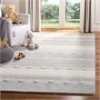 Safavieh 4' x 6' Hand Loomed Wool Rug in Gray and Ivory