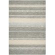 Safavieh 6' x 9' Hand Loomed Wool Rug in Gray and Ivory
