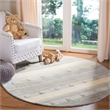 Safavieh 3' x 5' Hand Loomed Wool Rug in Aqua and Ivory