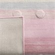 Safavieh 4' x 6' Hand Loomed Wool Rug in Light Blue and Pink