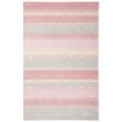 Safavieh 5' x 8' Hand Loomed Wool Rug in Light Blue and Pink