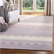 Safavieh 4' x 6' Hand Loomed Wool Rug in Light Purple and Ivory