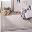 Safavieh 3' x 5' Hand Loomed Wool Rug in Gray and Ivory