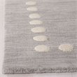 Safavieh 4' x 6' Hand Loomed Wool Rug in Gray and Ivory