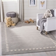 Safavieh 6' x 9' Hand Loomed Wool Rug in Gray and Ivory