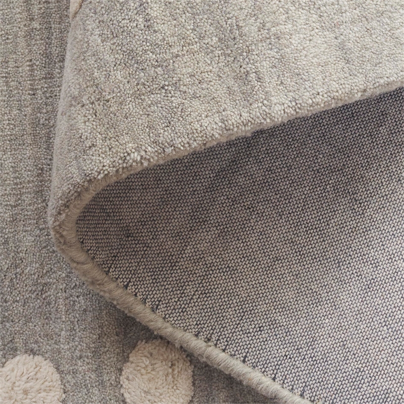 Safavieh 6' x 9' Hand Loomed Wool Rug in Gray and Ivory