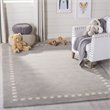 Safavieh 8' x 10' Hand Loomed Wool Rug in Gray and Ivory