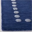 Safavieh 5' x 8' Hand Loomed Wool Rug in Navy and Ivory