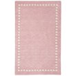 Safavieh 5' x 8' Hand Loomed Wool Rug in Pink and Ivory