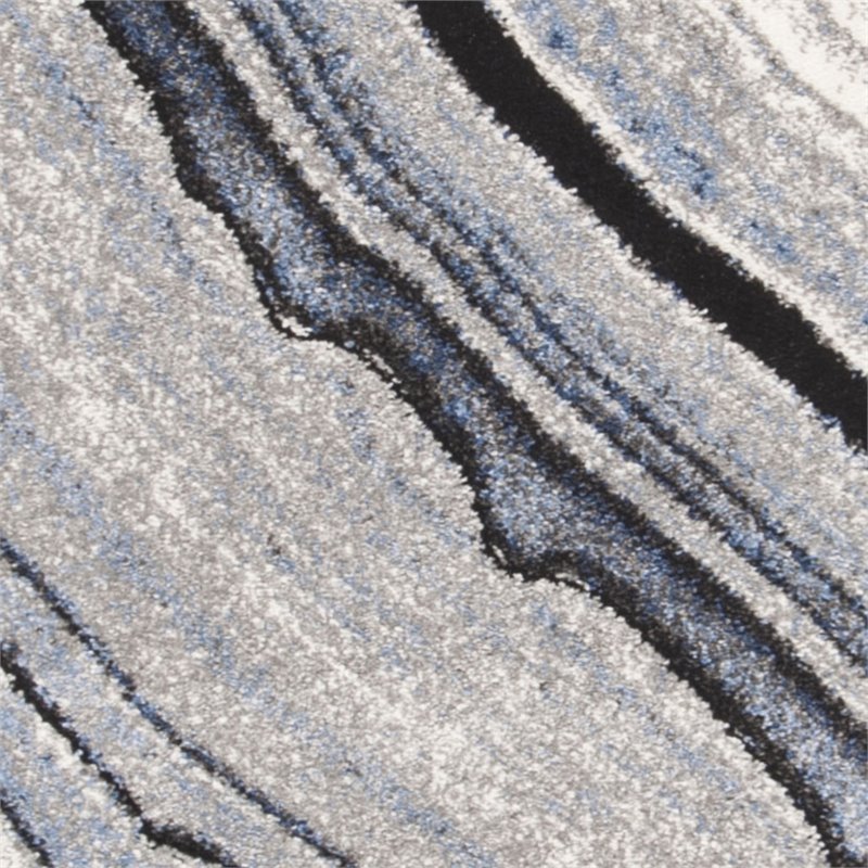 Safavieh Spirit 2' x 8' Runner Rug in Blue and Gray