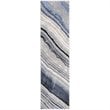 Safavieh Spirit 2' x 8' Runner Rug in Blue and Gray