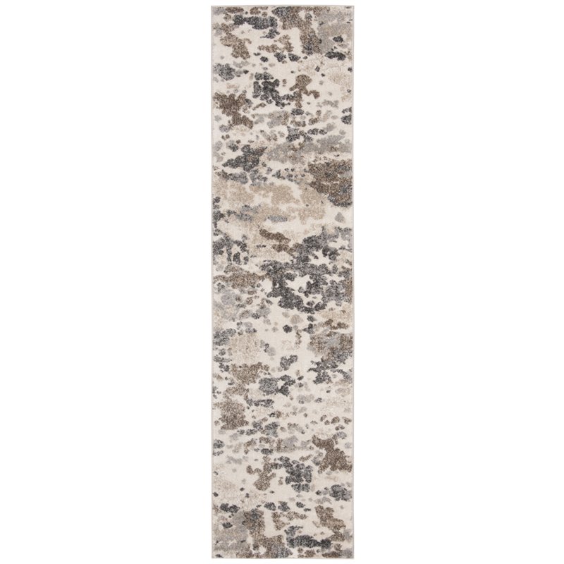 Safavieh Spirit 2' x 8' Runner Rug in Taupe and Ivory