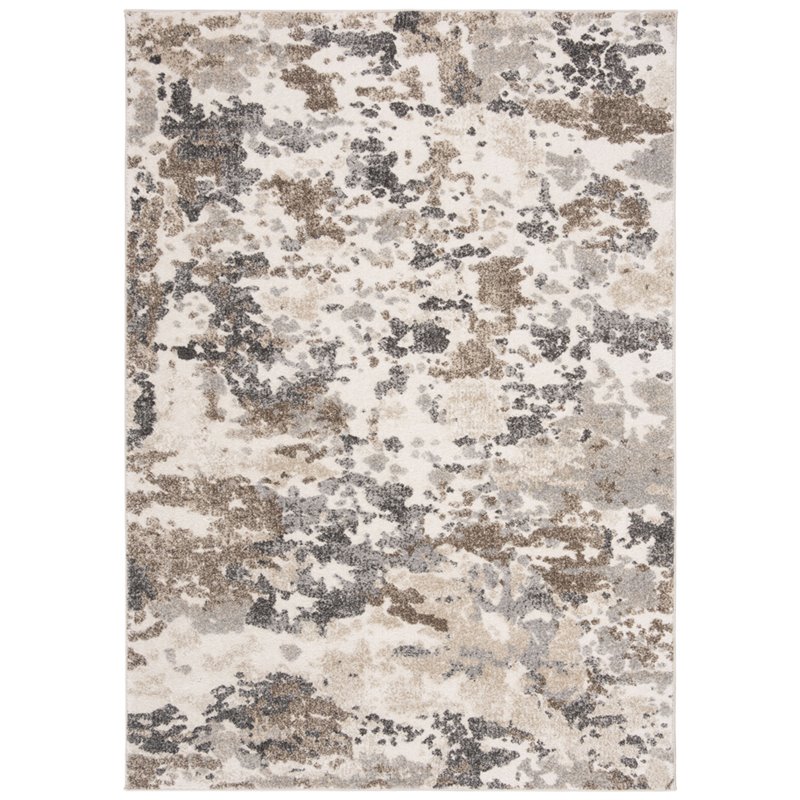 Safavieh Spirit 4' x 6' Rug in Taupe and Ivory