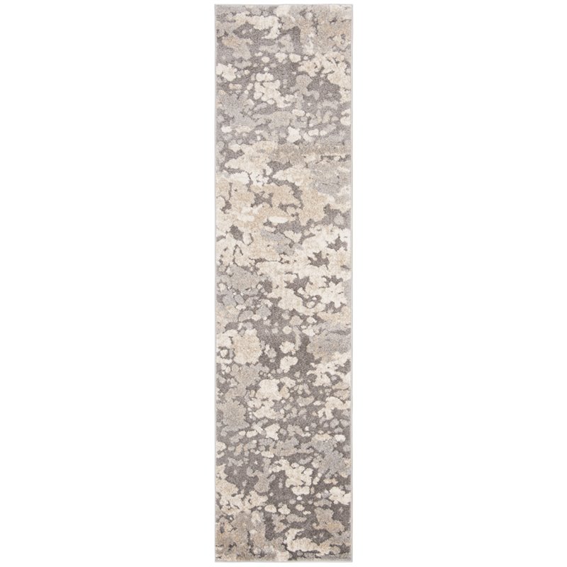 Safavieh Spirit 2' x 8' Runner Rug in Taupe and Gray