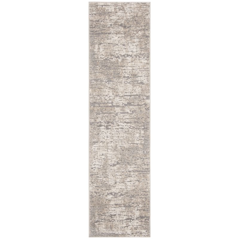 Safavieh Spirit 2' x 8' Runner Rug in Taupe and Ivory