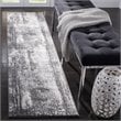 Safavieh Spirit 2' x 8' Runner Rug in Dark Gray and Ivory