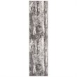 Safavieh Spirit 2' x 8' Runner Rug in Dark Gray and Ivory