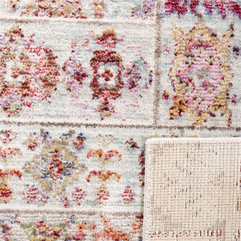 Safavieh Valencia 8' x 10' Rug in Blue and Red