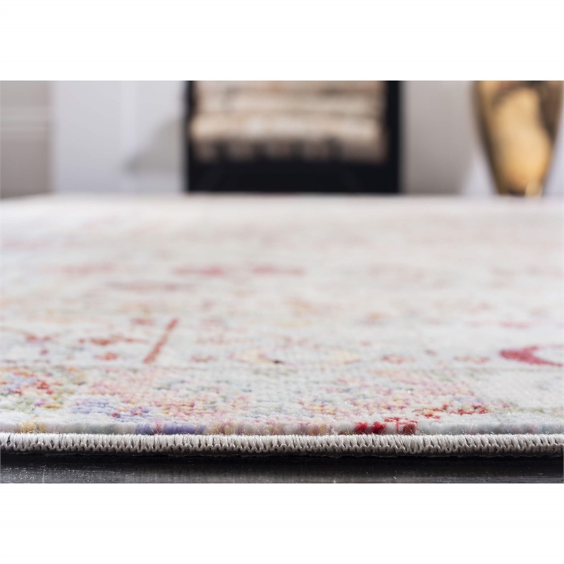 Safavieh Valencia 8' x 10' Rug in Blue and Red