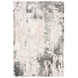 Safavieh Vogue 4' X 6' Polyester Power Loomed Rug In Beige And Charcoal