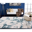 Safavieh Vogue 4' X 6' Polyester Power Loomed Rug in Beige / Turquoise