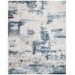 Safavieh Vogue 8' X 10' Polyester Power Loomed Rug in Beige / Turquoise