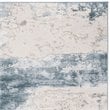 Safavieh Vogue 9' X 12' Polyester Power Loomed Rug in Beige / Turquoise