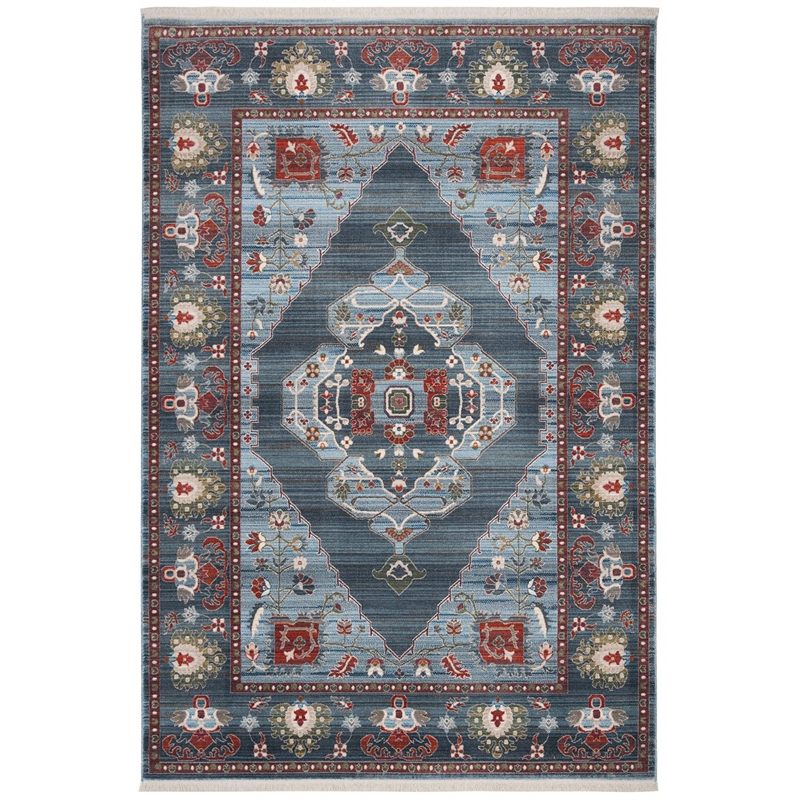 Safavieh Vintage 3' x 5' Rug in Blue and Red