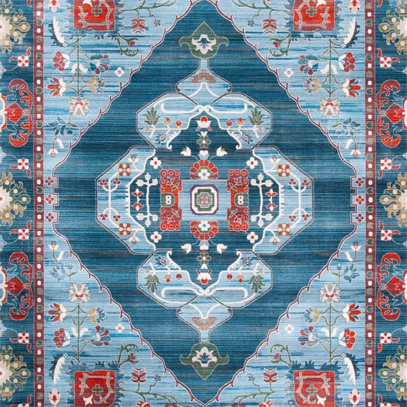 Safavieh Vintage 3' x 5' Rug in Blue and Red