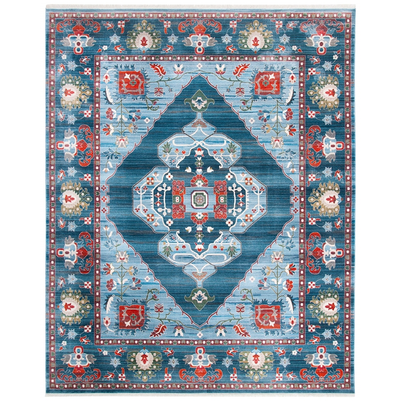 Safavieh Vintage 6' x 9' Rug in Blue and Red