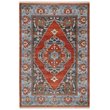 Safavieh Vintage 4' x 6' Rug in Rust and Blue