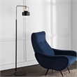 Safavieh Brendon Floor Lamp in Black and Brass