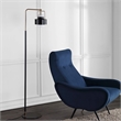 Safavieh Brendon Floor Lamp in Black and Brass
