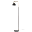 Safavieh Brendon Floor Lamp in Black and Brass