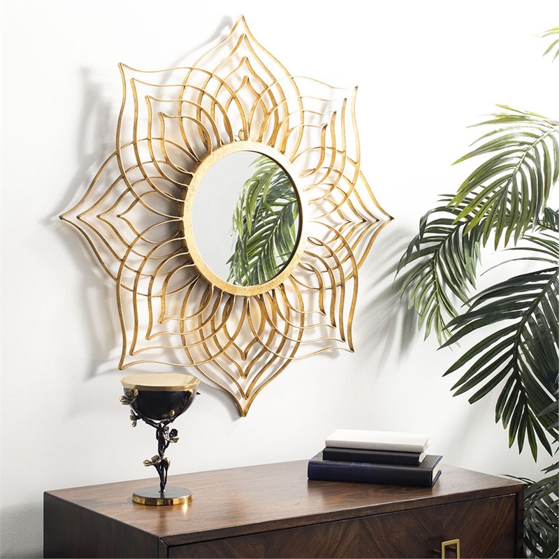 Safavieh Charlton Decorative Mirror in Gold