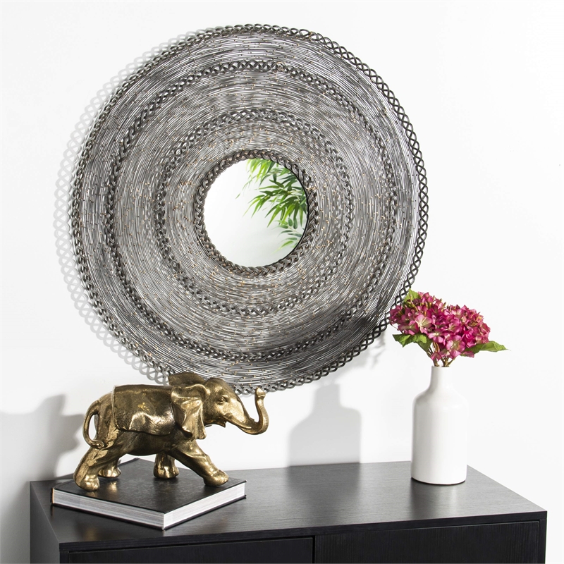Safavieh Dalston Decorative Mirror in Silver