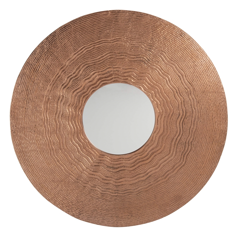 Safavieh Dover Decorative Mirror in Brushed Copper